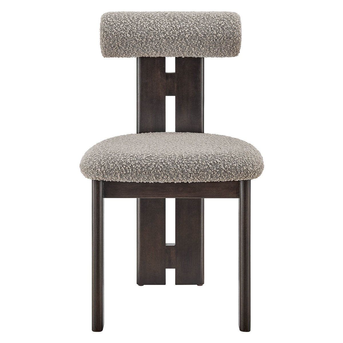 Torian Boucle Fabric Dining Chair Set of 2 by Modway