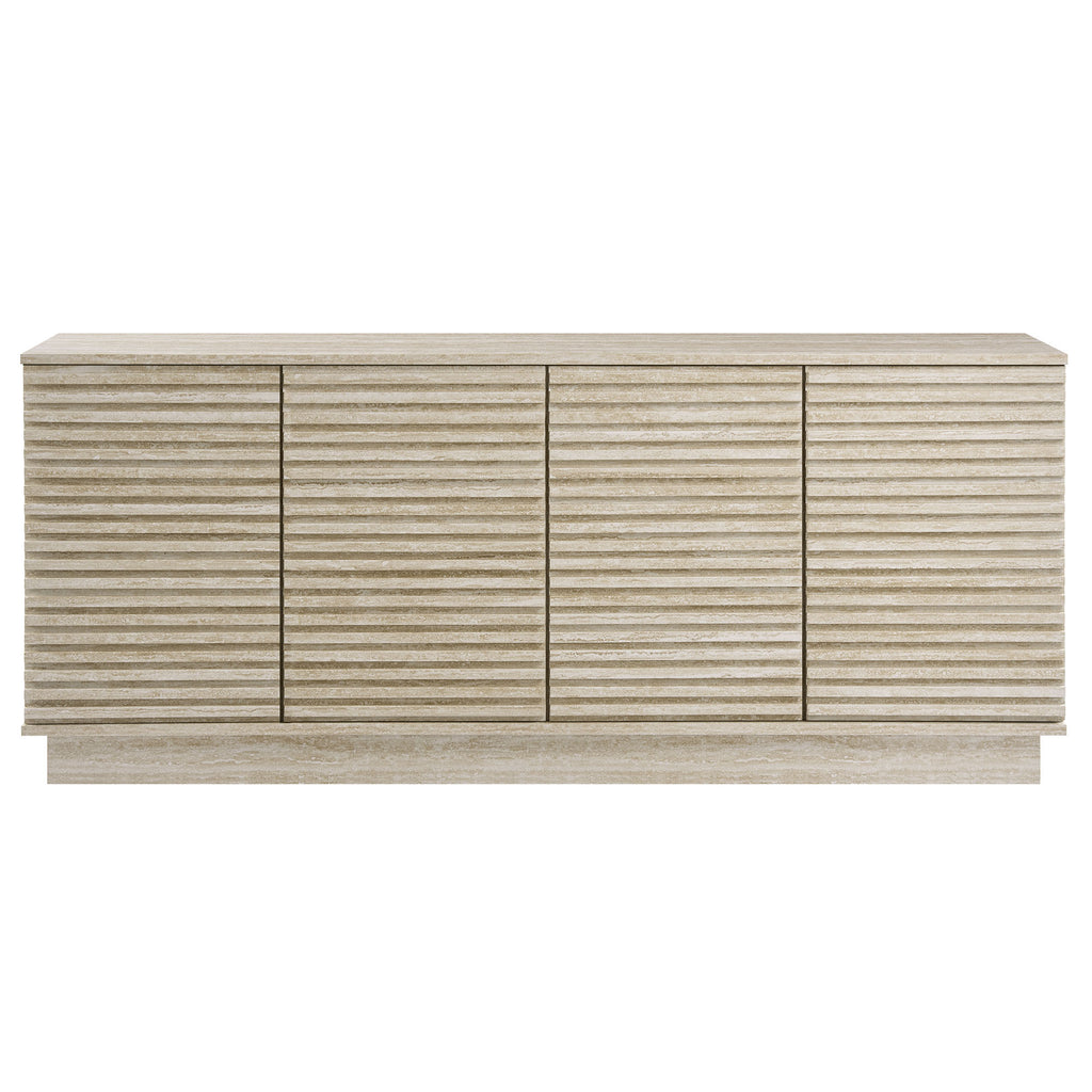 Render 70" Faux Travertine Sideboard Cabinet TV Stand by Modway