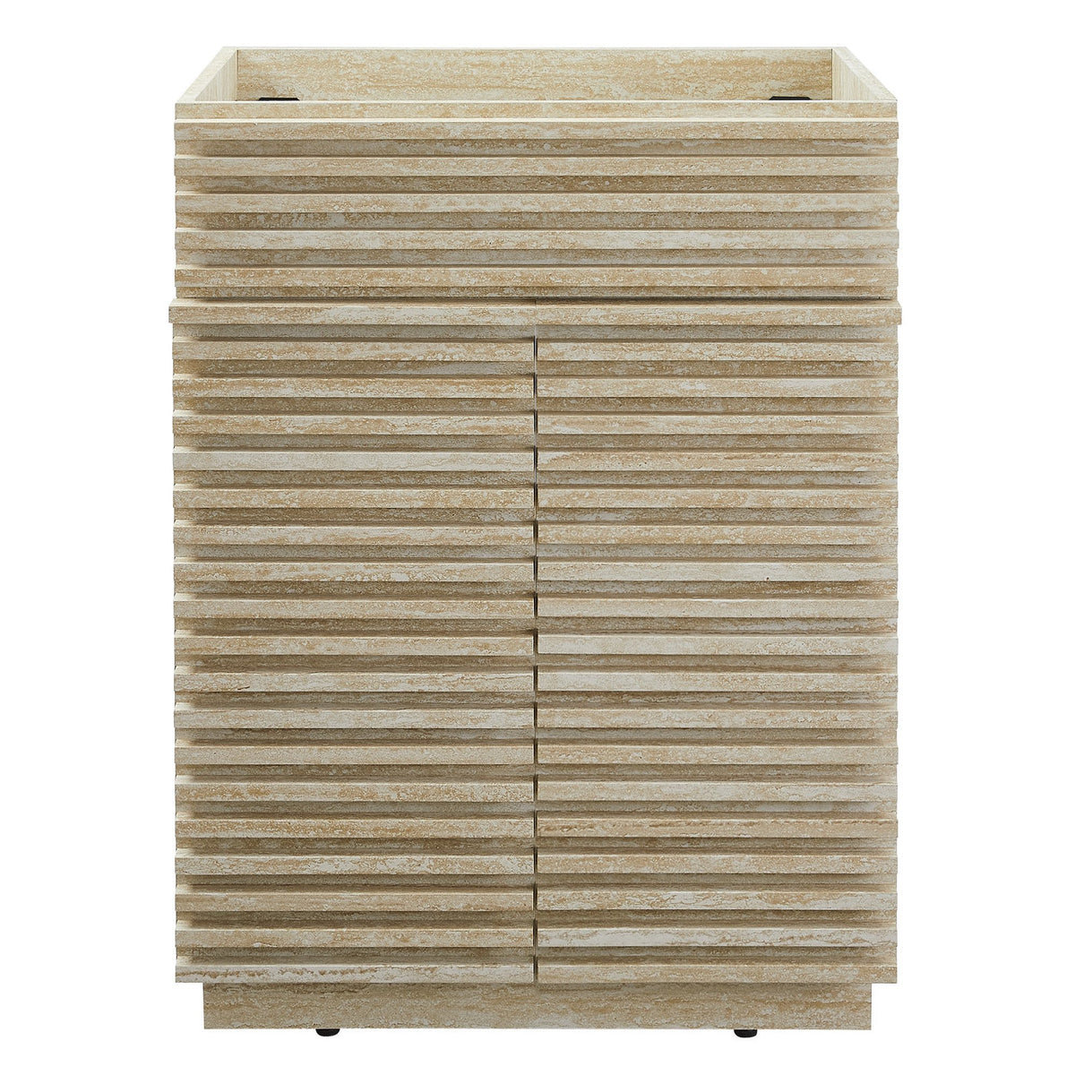 Render Faux Travertine Bathroom Vanity Cabinet (Sink Not Included) by Modway