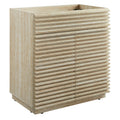 Render Faux Travertine Bathroom Vanity Cabinet (Sink Not Included) by Modway