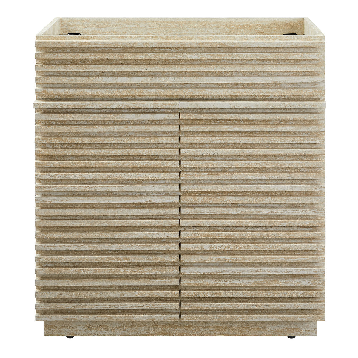 Render Faux Travertine Bathroom Vanity Cabinet (Sink Not Included) by Modway
