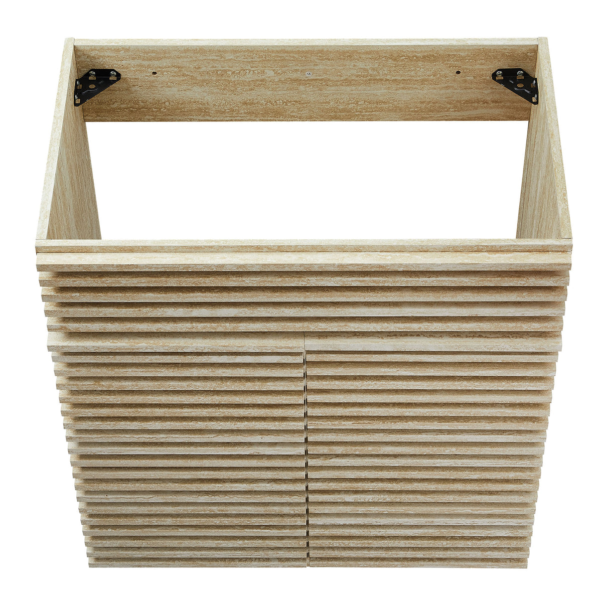 Render Faux Travertine Bathroom Vanity Cabinet (Sink Not Included) by Modway