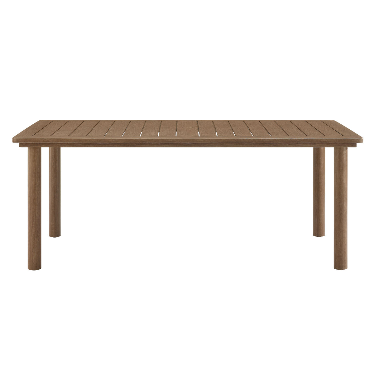 Parkland 76" Outdoor Patio Aluminum Dining Table by Modway