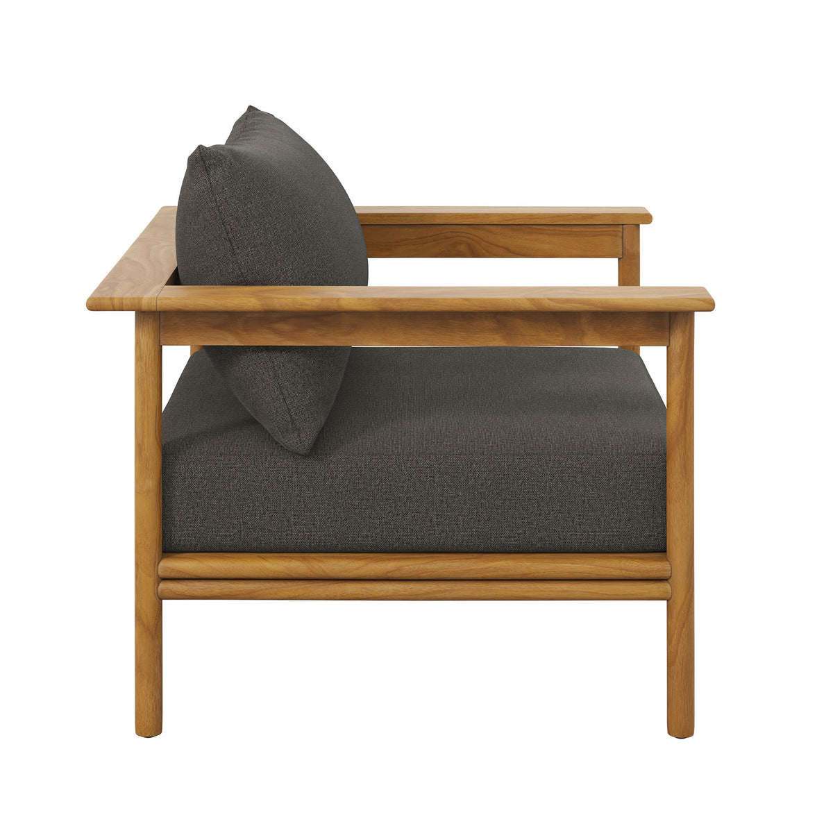Wren Outdoor Patio Teak Wood Armchair Set of 2 by Modway