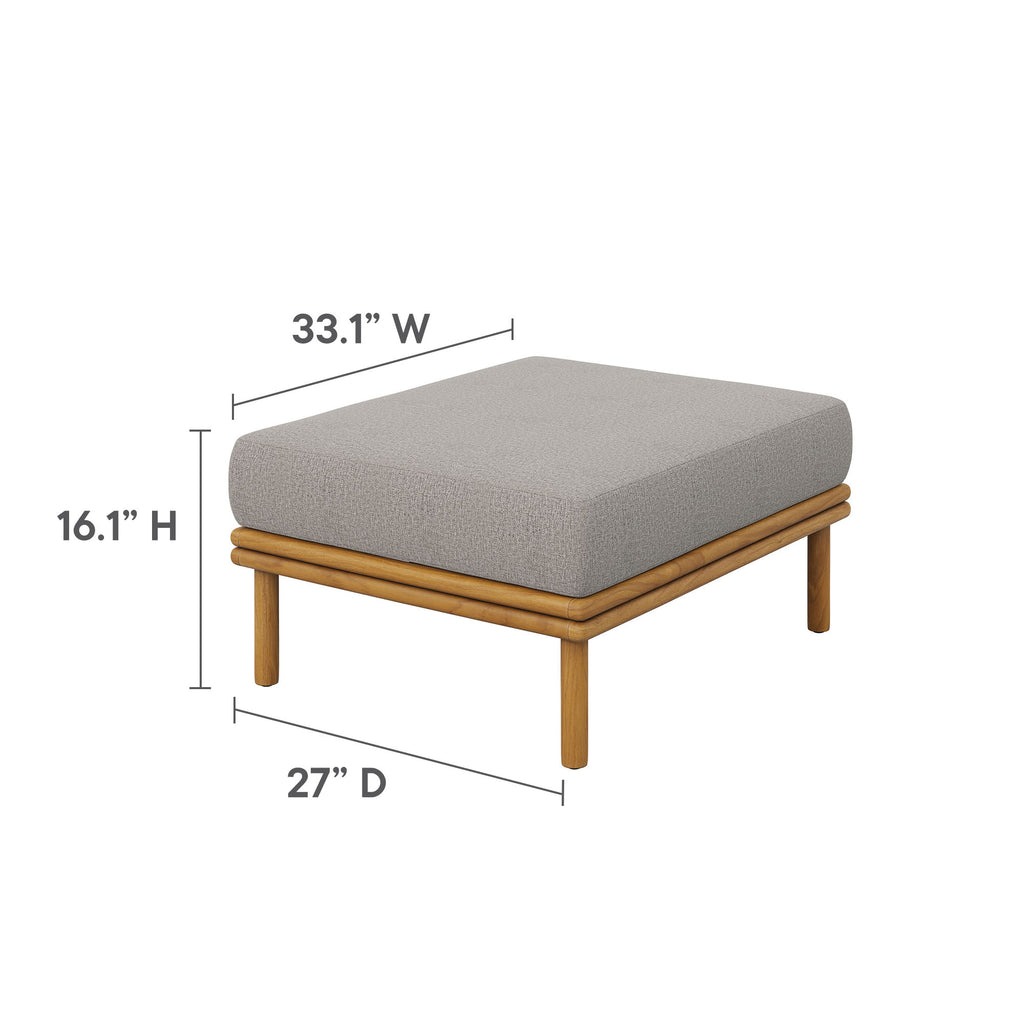 Wren 6-Piece Outdoor Patio Teak Wood Furniture Set by Modway