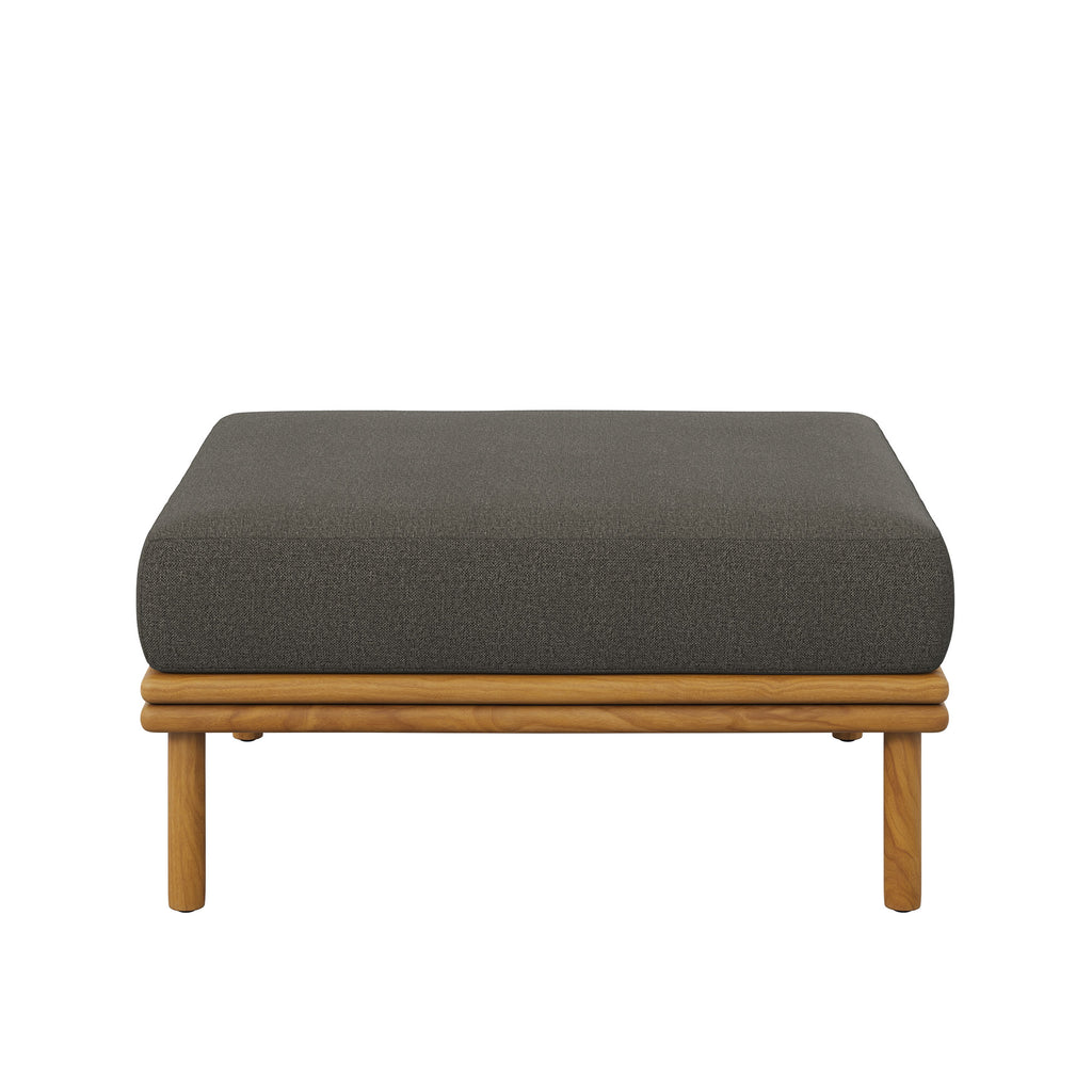 Wren Outdoor Patio Teak Wood Ottoman by Modway