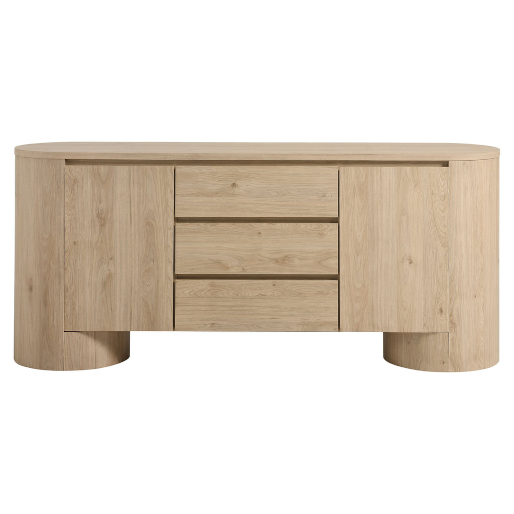 Duval 71" Rounded Sideboard Storage Cabinet by Modway