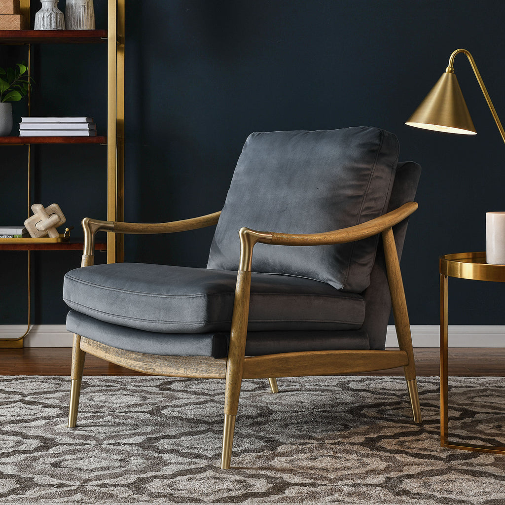 Langford Performance Velvet Accent Armchair by Modway