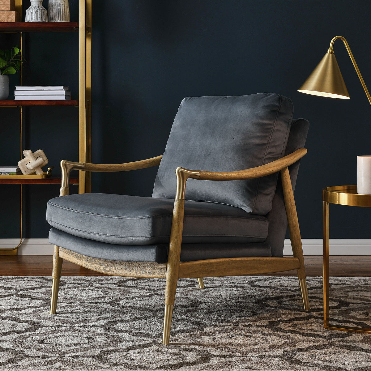 Langford Performance Velvet Accent Armchair by Modway