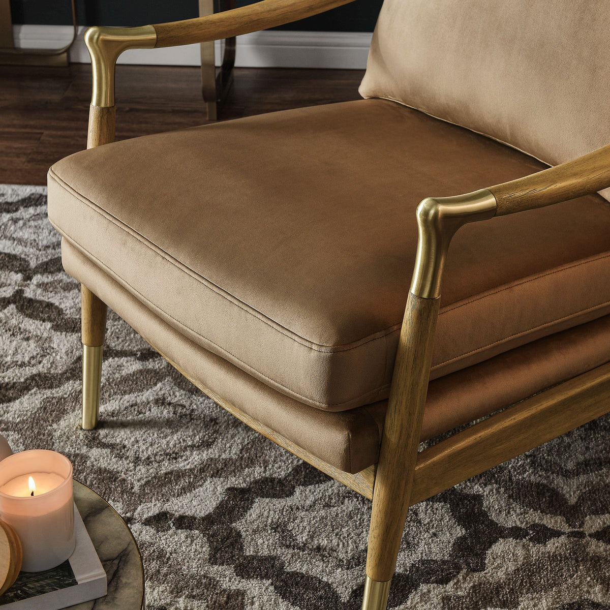 Langford Performance Velvet Accent Armchair by Modway