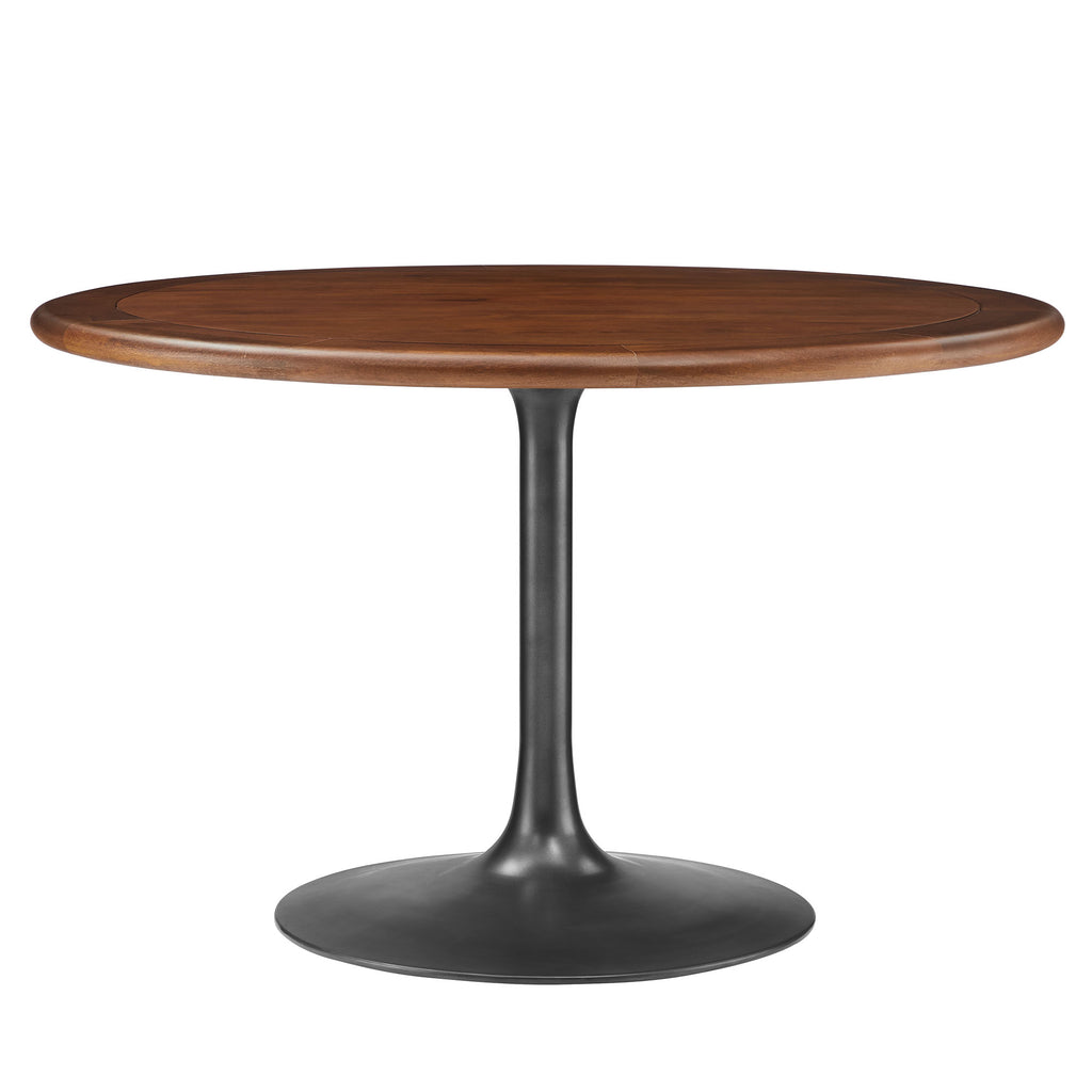 Lippa Round Pedestal Solid Wood Dining Table by Modway