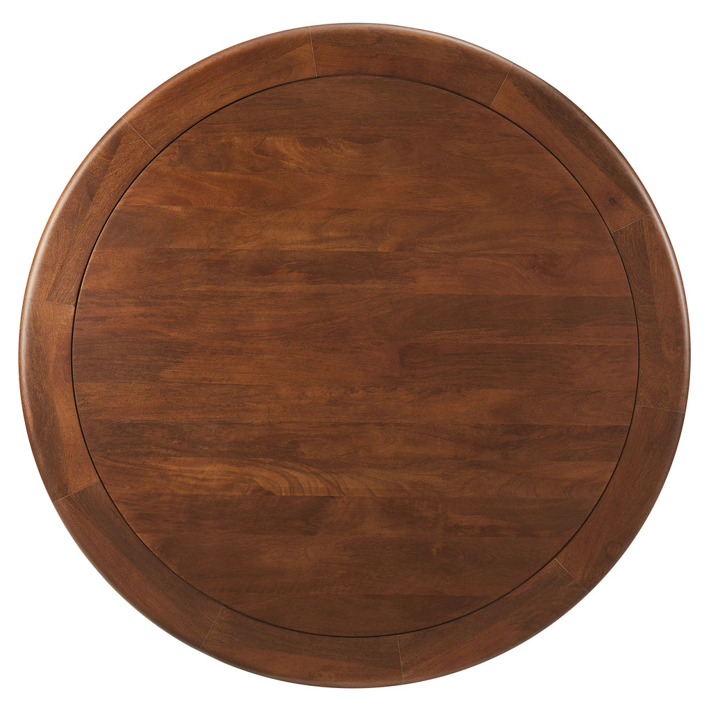 Lippa Round Pedestal Solid Wood Dining Table by Modway