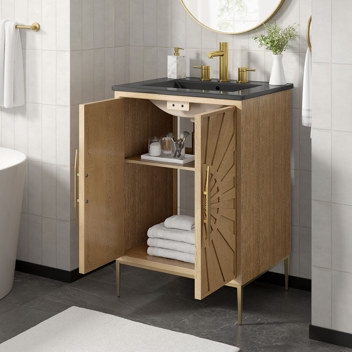 Awaken Bathroom Vanity by Modway