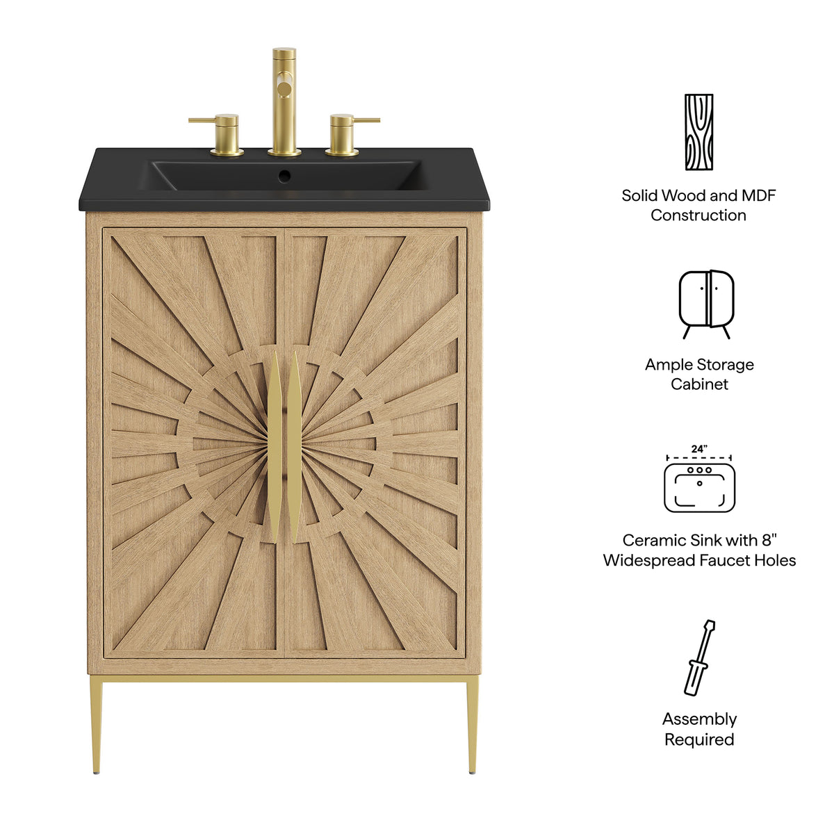 Awaken Bathroom Vanity by Modway