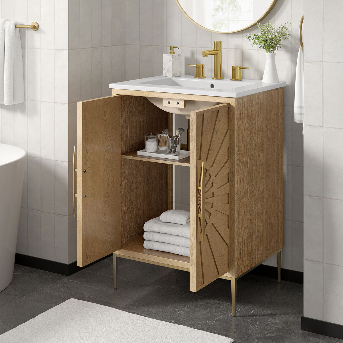 Awaken Bathroom Vanity by Modway