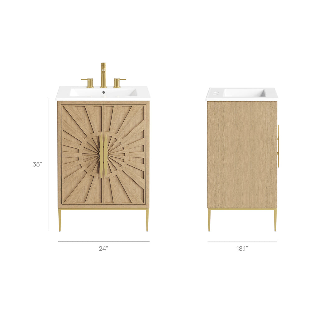 Awaken Bathroom Vanity by Modway