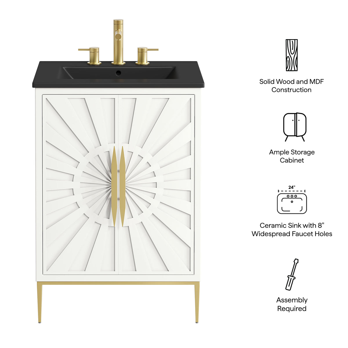 Awaken Bathroom Vanity by Modway