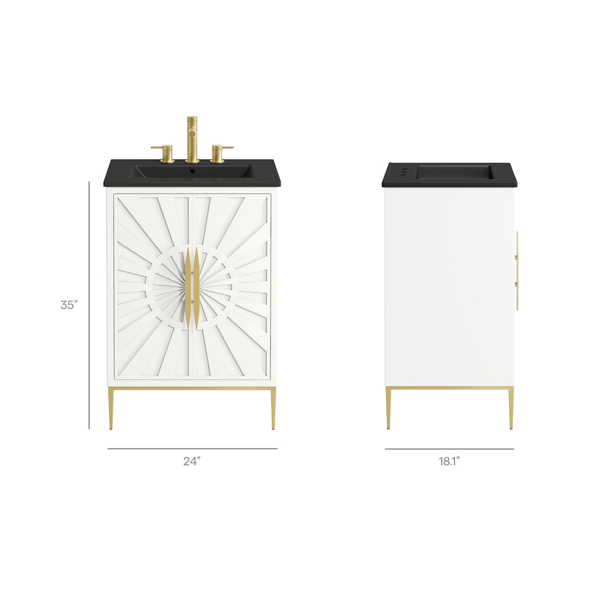 Awaken Bathroom Vanity by Modway