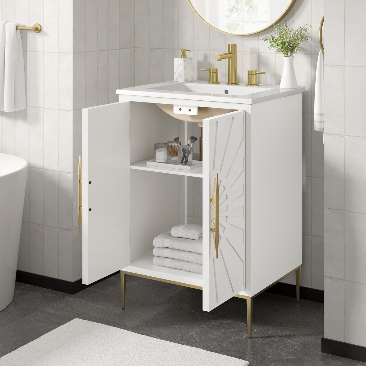 Awaken Bathroom Vanity by Modway