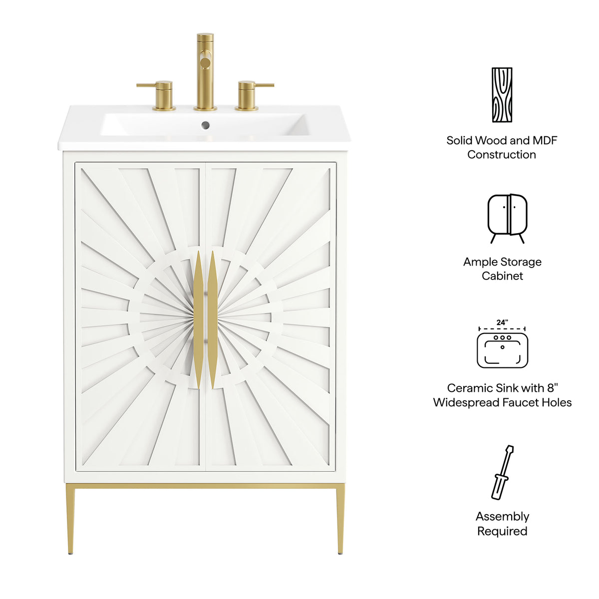 Awaken Bathroom Vanity by Modway