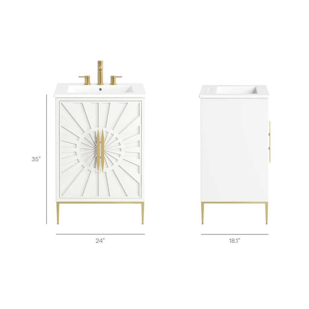 Awaken Bathroom Vanity by Modway
