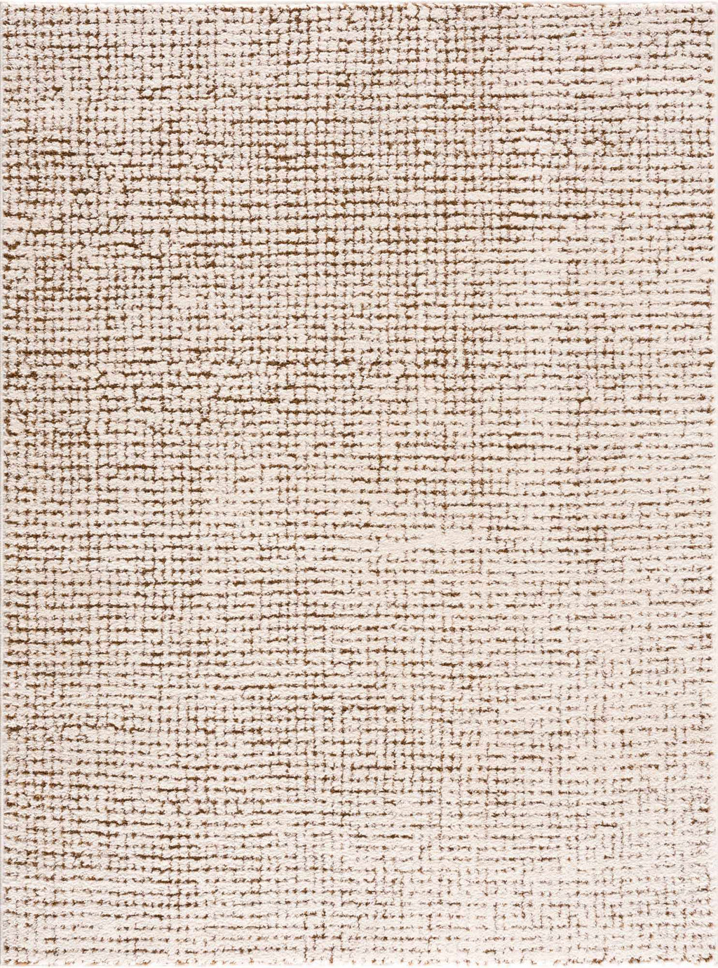 Keita Cream & Brown Area Rug