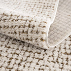 Keita Cream & Brown Area Rug