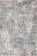 Fallin Gray Thick Luxe Abstract Striped Rug
