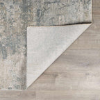 Fallin Gray Thick Luxe Abstract Striped Rug