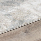 Fallin Gray Thick Luxe Abstract Striped Rug
