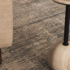 Fallin Gray Thick Luxe Abstract Striped Rug