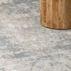 Fallin Gray Thick Luxe Abstract Striped Rug