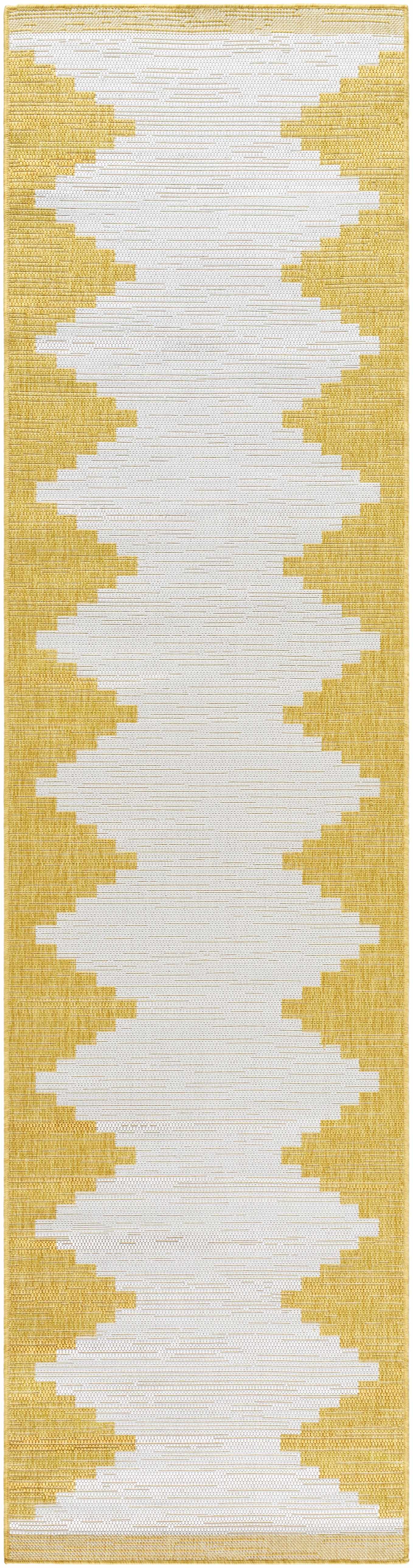 Djugun Yellow Outdoor Rug - Clearance
