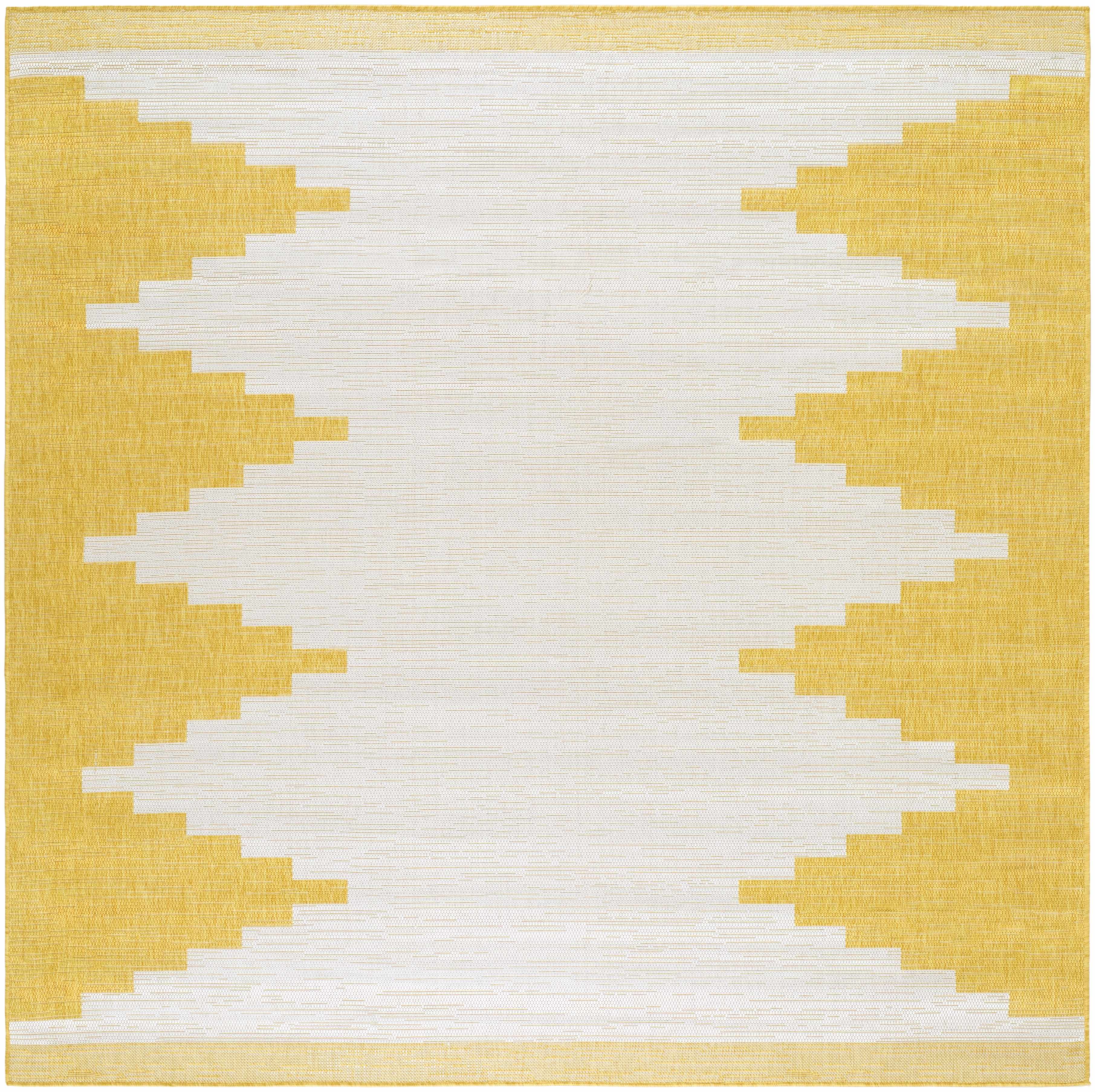 Djugun Yellow Outdoor Rug - Clearance