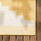 Djugun Yellow Outdoor Rug - Clearance
