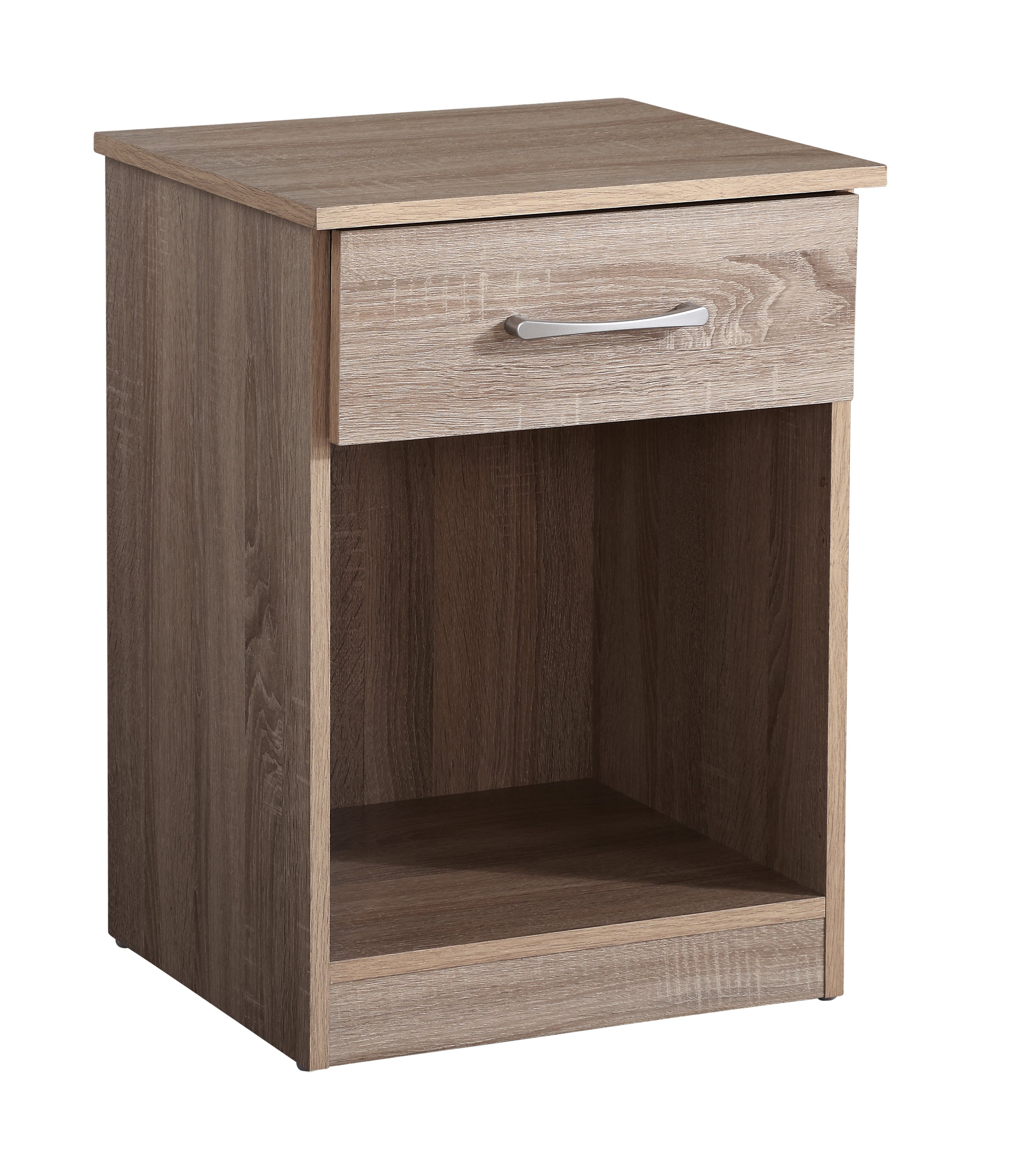 Charming Casual Nightstand In Sandle Wood