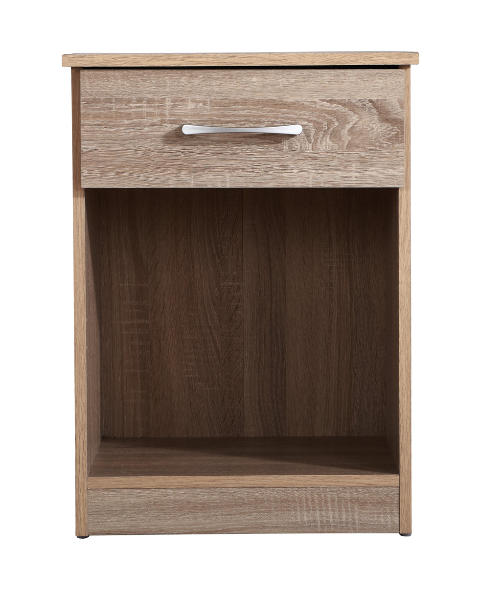 Charming Casual Nightstand In Sandle Wood