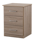 Elegant Contemporary Nightstand in Sandle Wood