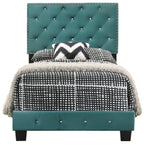 Charming Twin Bed In Refreshing Hue