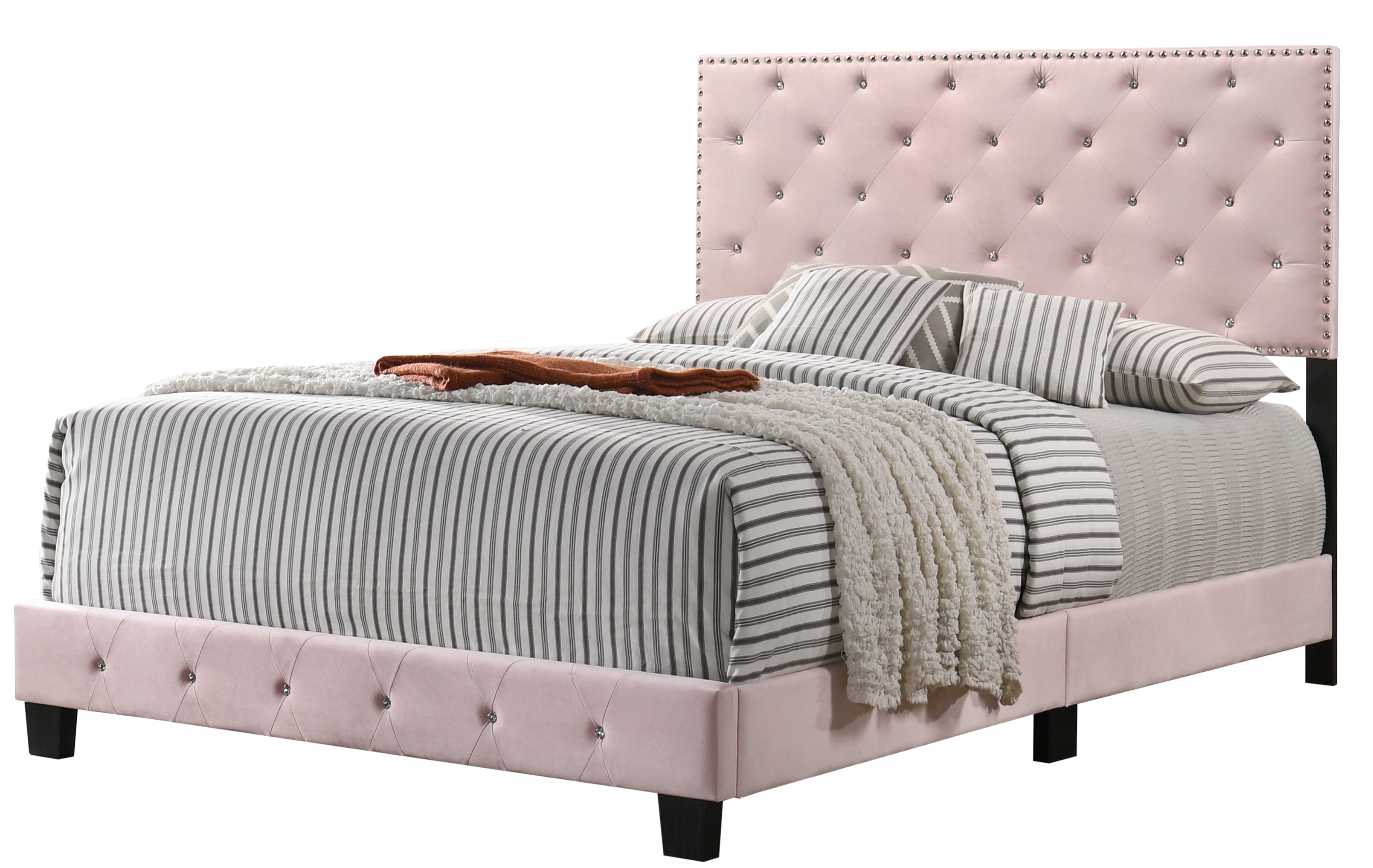 Charming Transitional Bed Frame