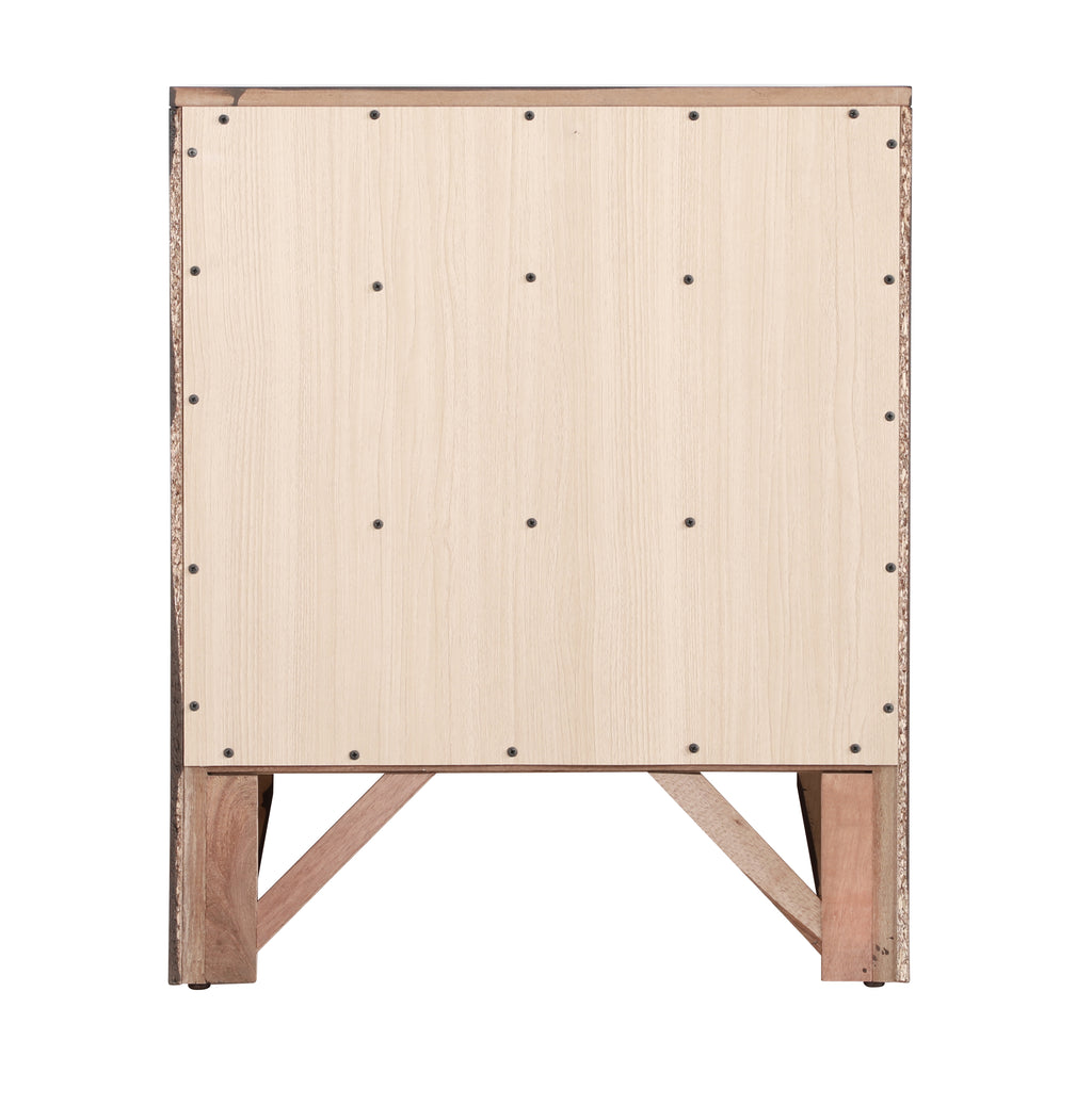 Sleek Cherry Nightstand With Storage