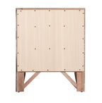 Sleek Cherry Nightstand With Storage