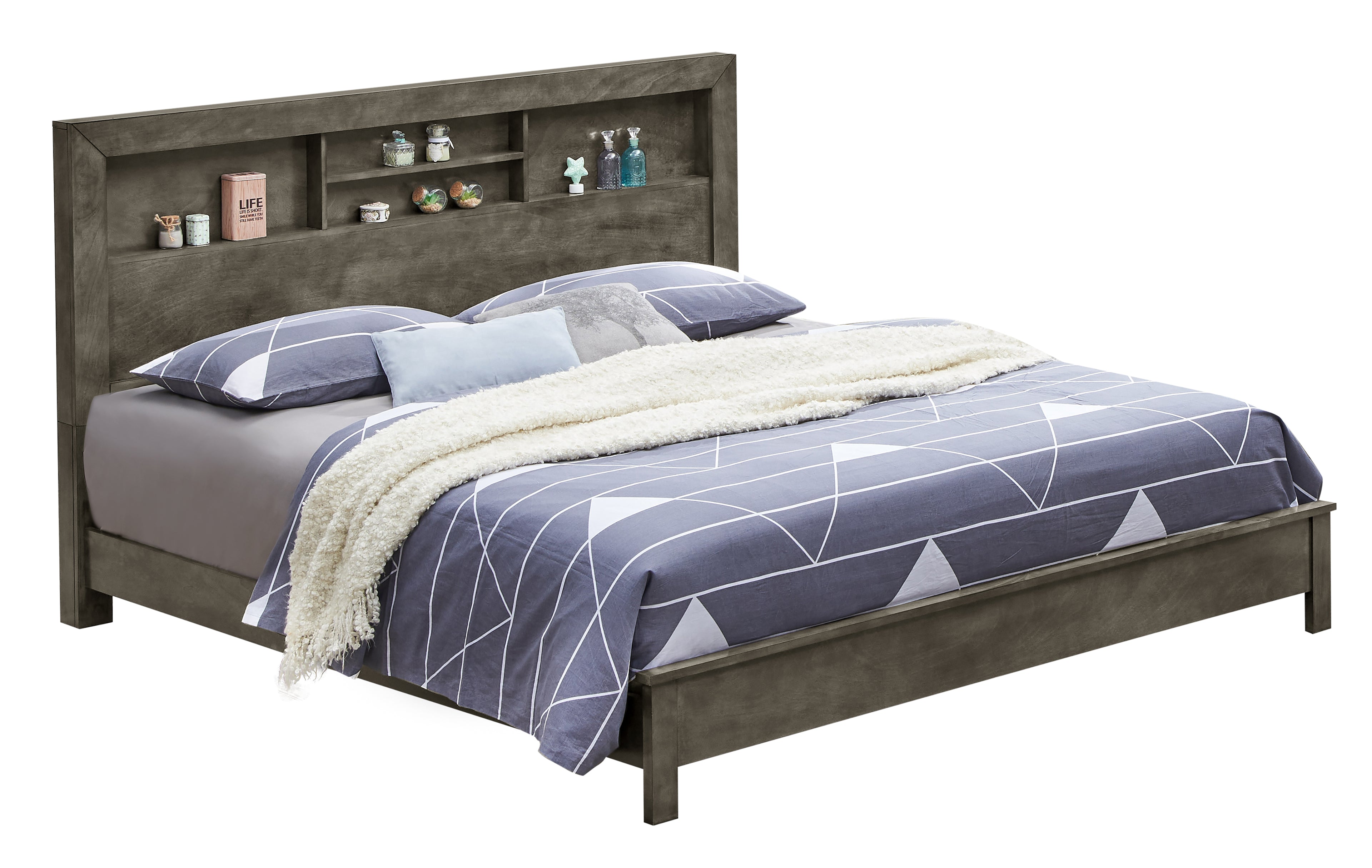Transitional King-Sized Bed