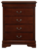 Louis Phillipe G3100-BC 4 Drawer Chest - Cherry