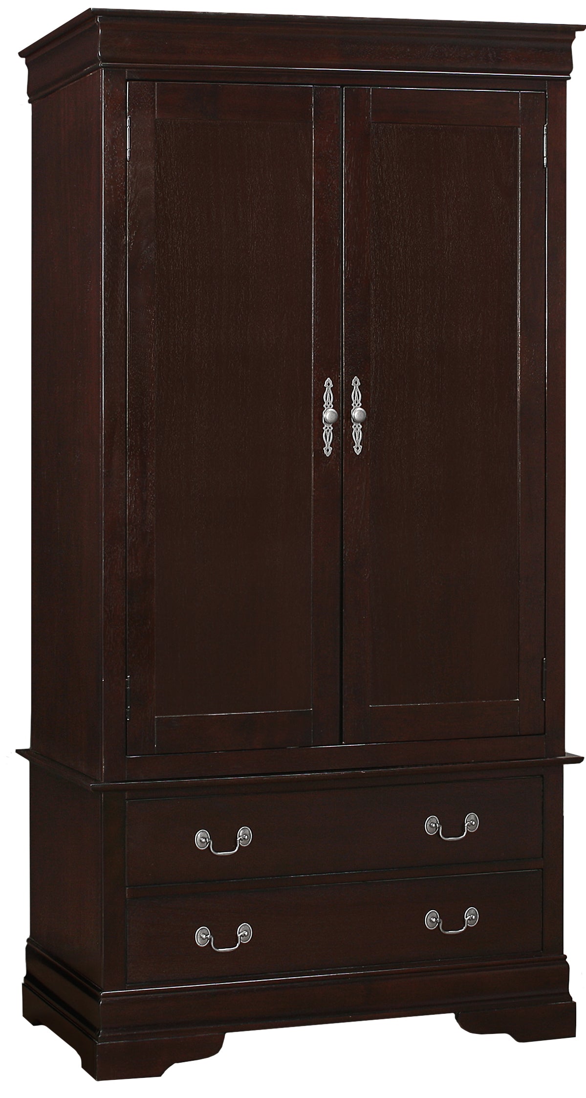 Elegant Cappuccino Storage Armoire
