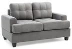 Cozy Transitional Loveseat