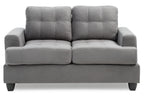 Cozy Transitional Loveseat