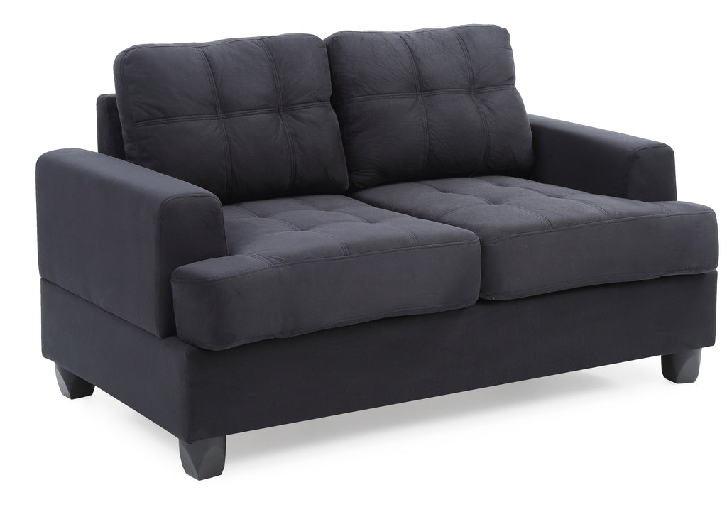 Cozy Transitional Loveseat For Two