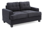 Cozy Transitional Loveseat For Two