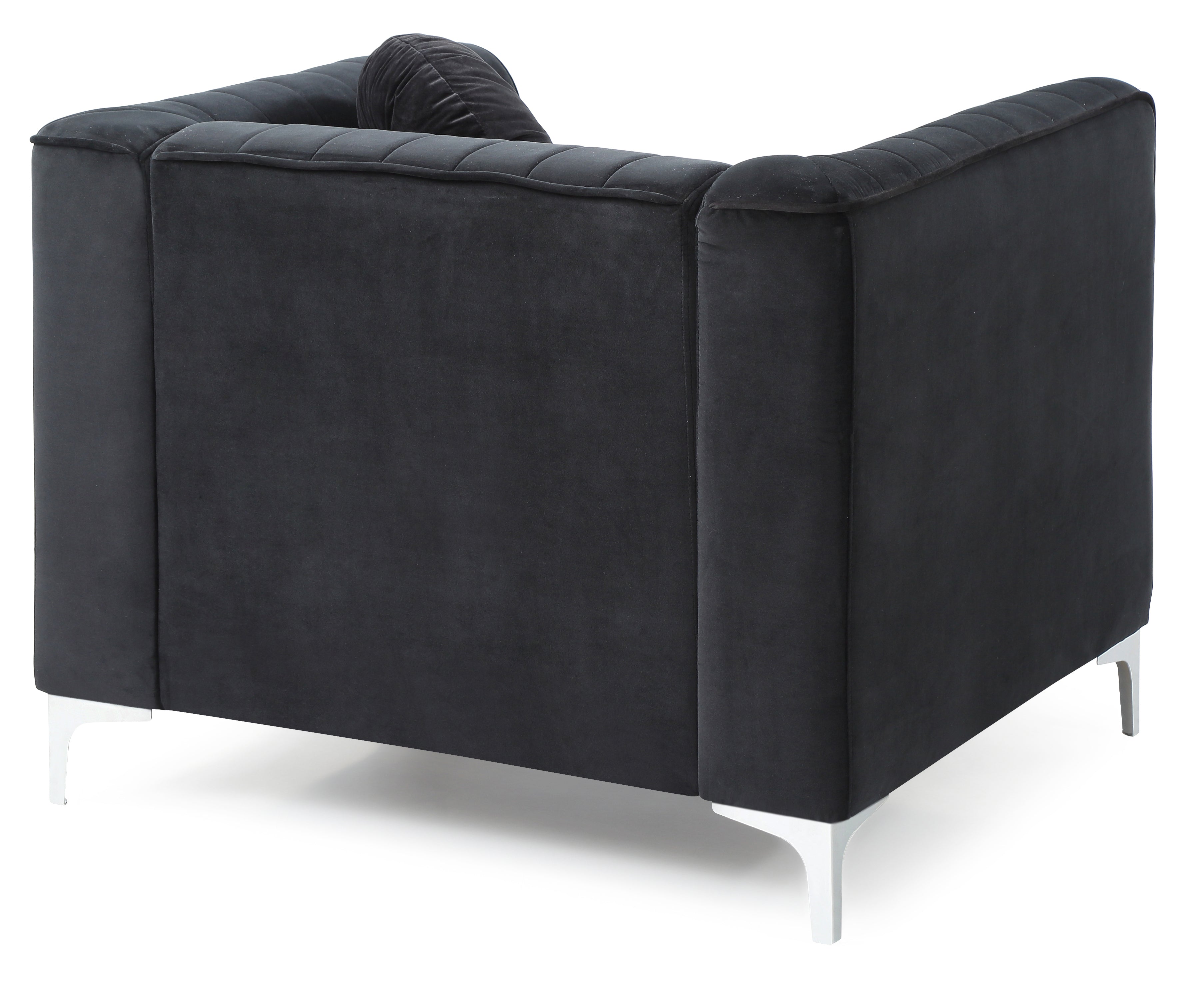 Sleek Modern Sloped Armchair